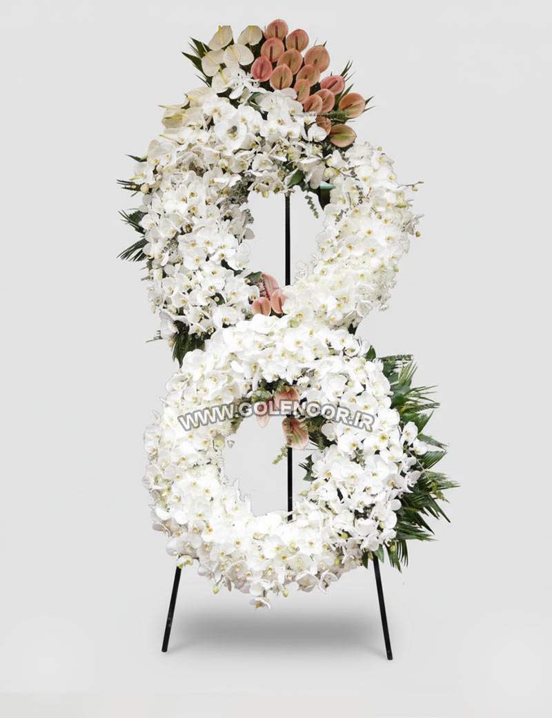 تاج گل هشت شکل