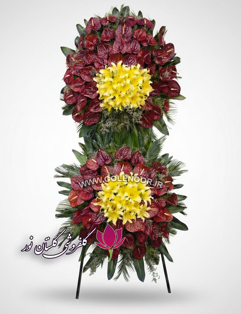 لاکچری آنتوریوم دوطبقه قرمز