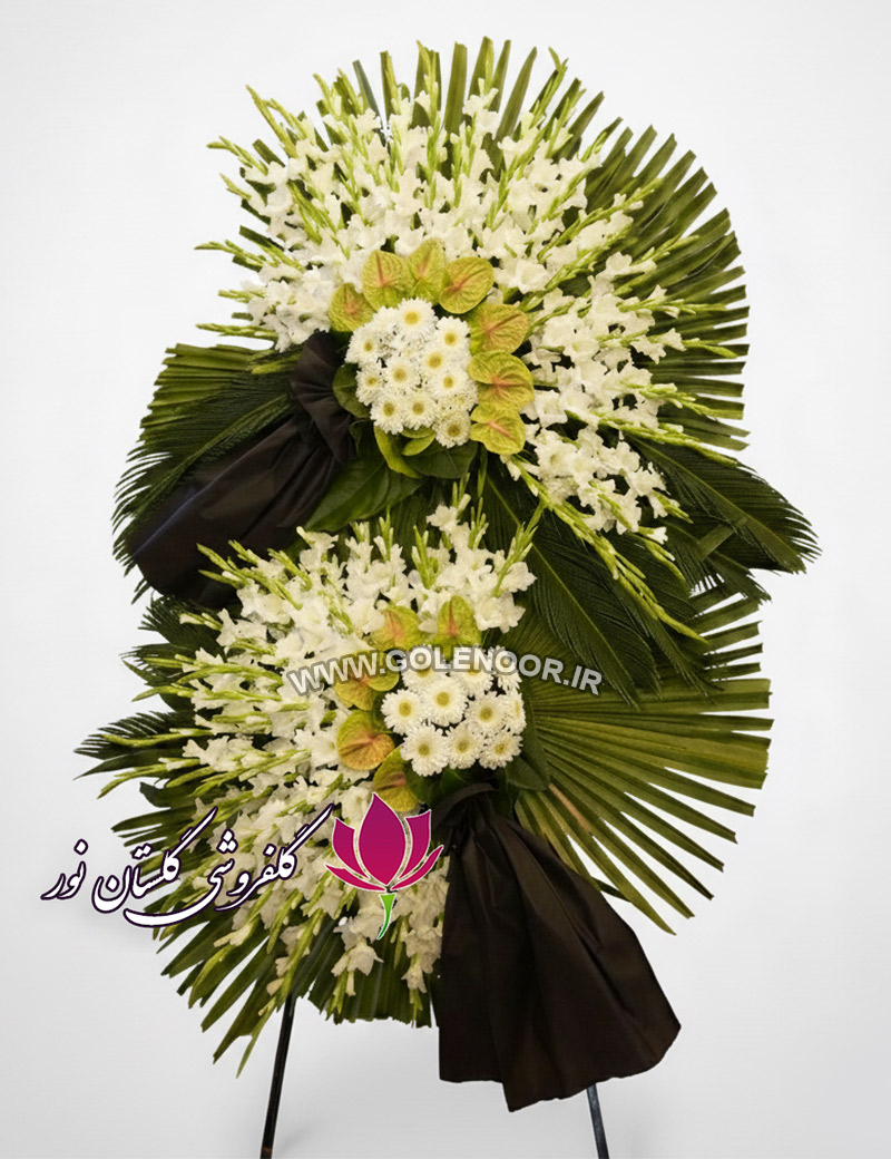 تاج گل دوطبقه مینیمال دوطبقه مینیمال