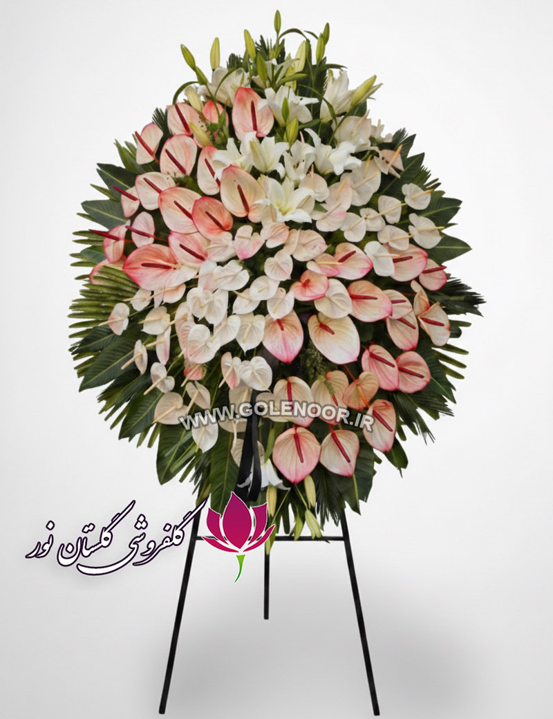 تاج گل بهرامی آنتوریوم تاج گل ترحیم